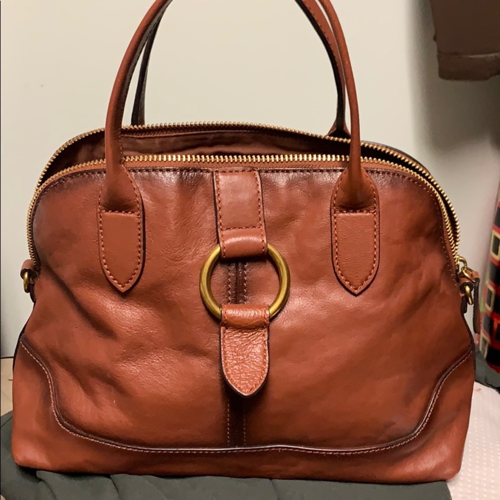 Frye domed satchel